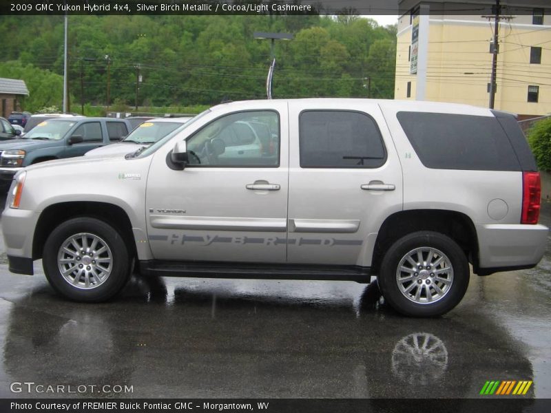 Silver Birch Metallic / Cocoa/Light Cashmere 2009 GMC Yukon Hybrid 4x4