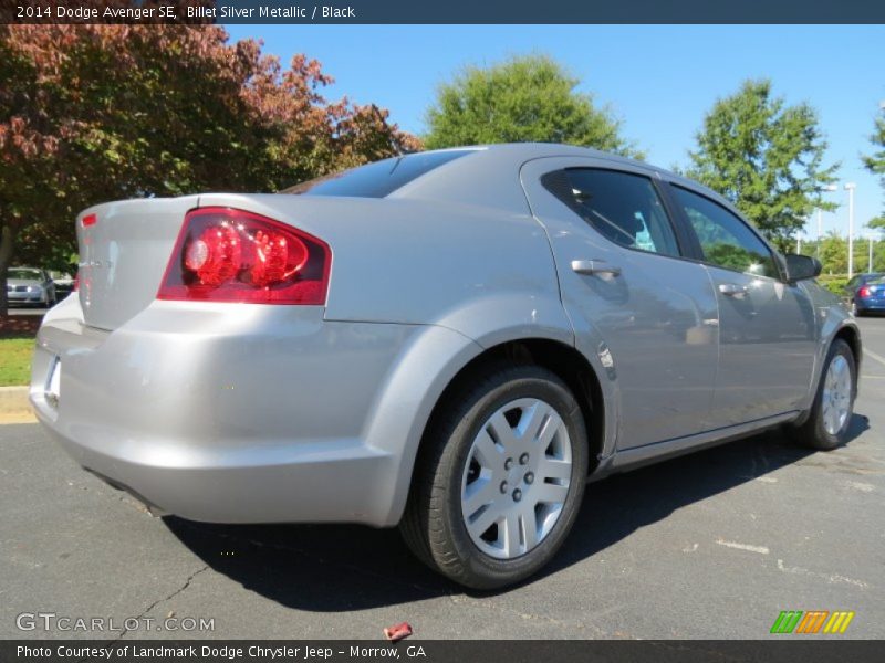 Billet Silver Metallic / Black 2014 Dodge Avenger SE