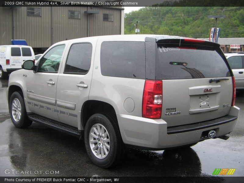 Silver Birch Metallic / Cocoa/Light Cashmere 2009 GMC Yukon Hybrid 4x4