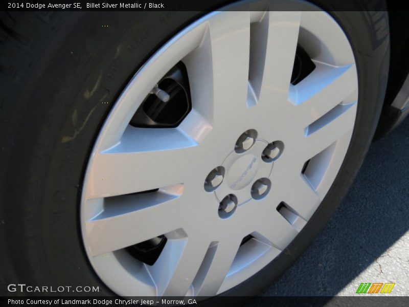Billet Silver Metallic / Black 2014 Dodge Avenger SE