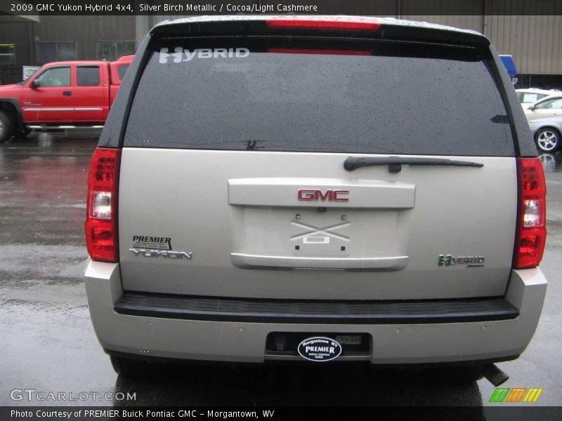 Silver Birch Metallic / Cocoa/Light Cashmere 2009 GMC Yukon Hybrid 4x4