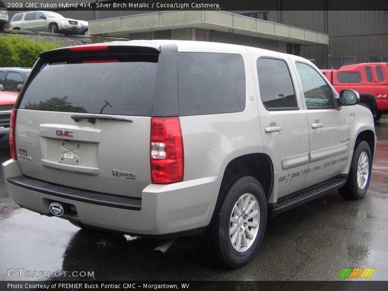 Silver Birch Metallic / Cocoa/Light Cashmere 2009 GMC Yukon Hybrid 4x4