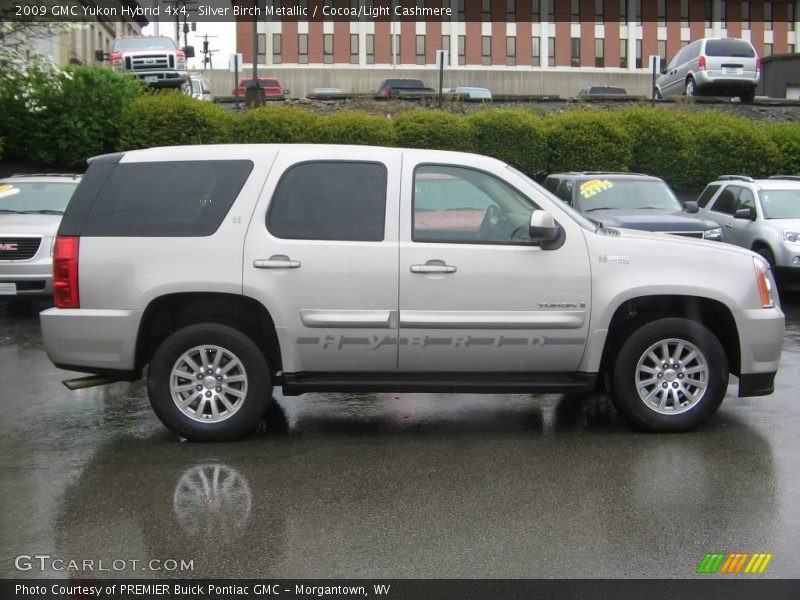 Silver Birch Metallic / Cocoa/Light Cashmere 2009 GMC Yukon Hybrid 4x4