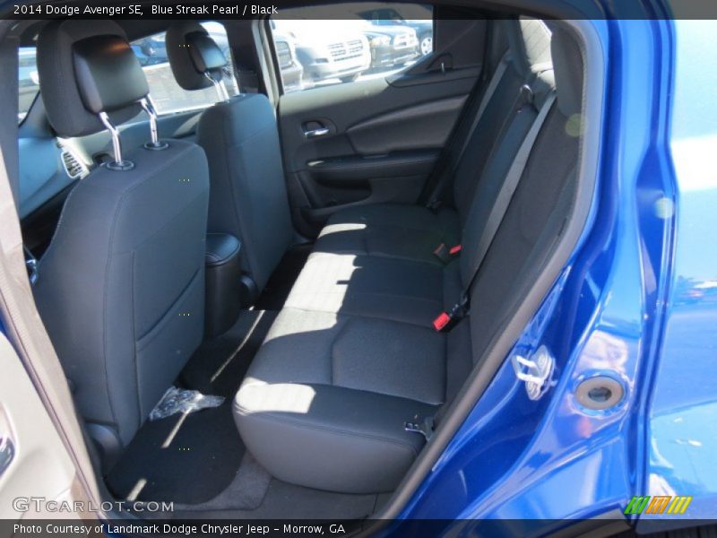 Blue Streak Pearl / Black 2014 Dodge Avenger SE