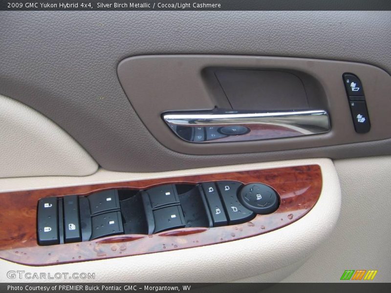 Silver Birch Metallic / Cocoa/Light Cashmere 2009 GMC Yukon Hybrid 4x4
