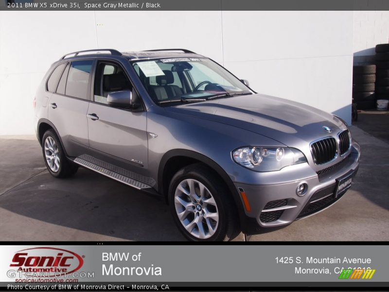 Space Gray Metallic / Black 2011 BMW X5 xDrive 35i