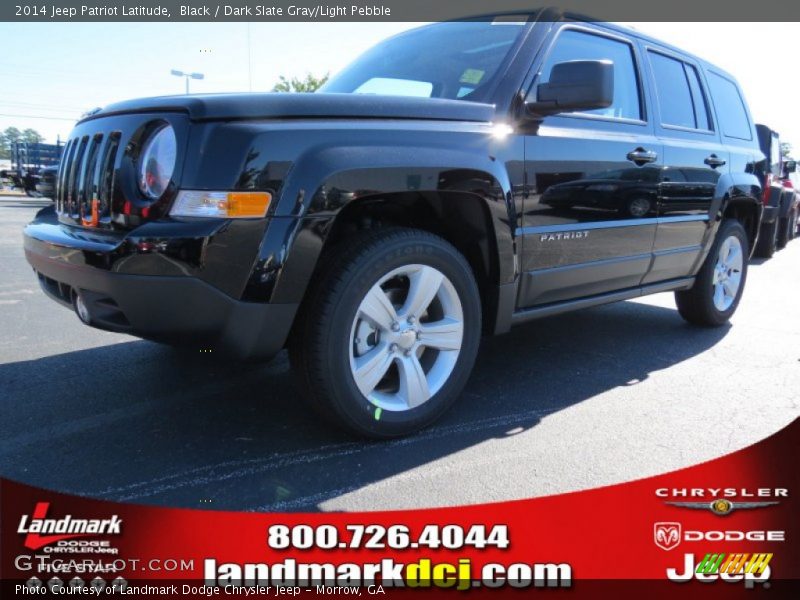 Black / Dark Slate Gray/Light Pebble 2014 Jeep Patriot Latitude
