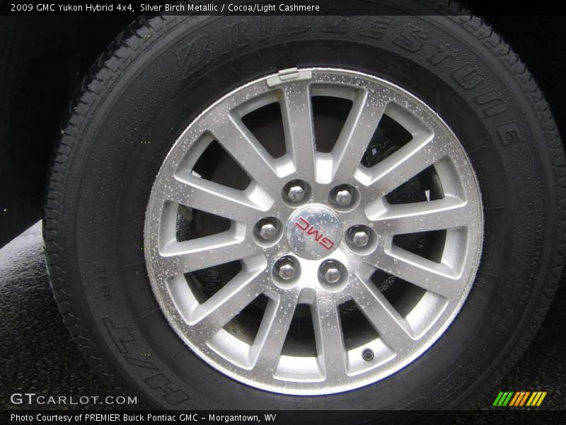 Silver Birch Metallic / Cocoa/Light Cashmere 2009 GMC Yukon Hybrid 4x4