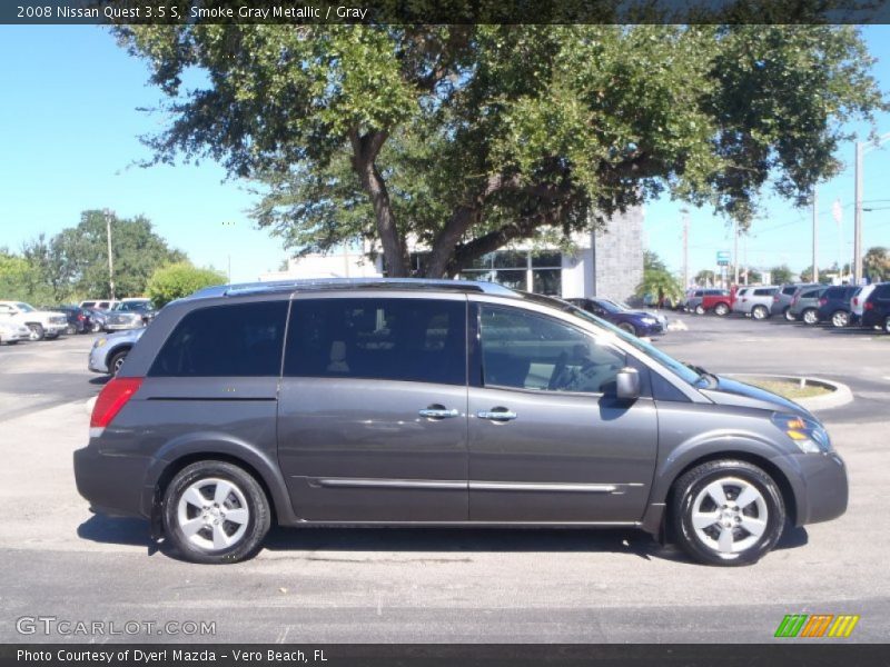 Smoke Gray Metallic / Gray 2008 Nissan Quest 3.5 S