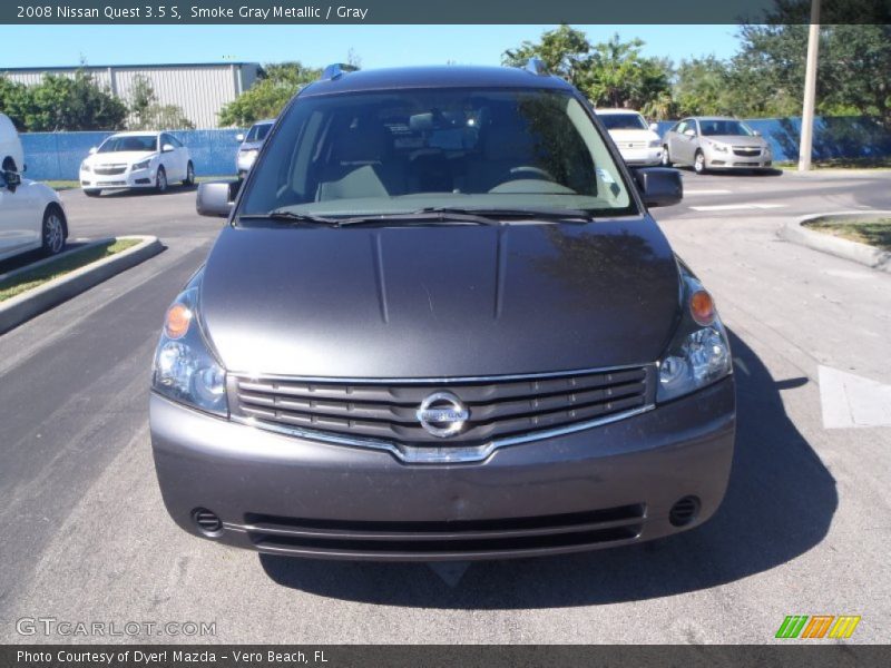 Smoke Gray Metallic / Gray 2008 Nissan Quest 3.5 S