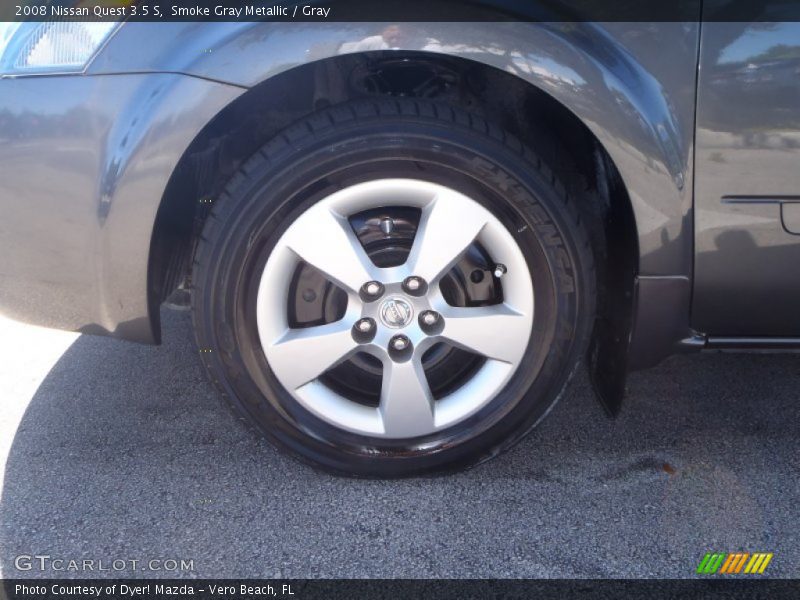 Smoke Gray Metallic / Gray 2008 Nissan Quest 3.5 S
