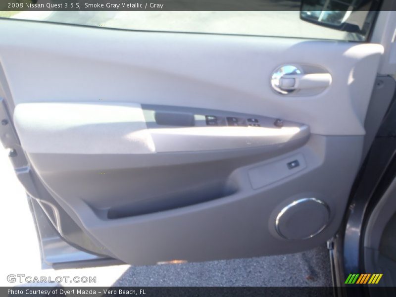 Smoke Gray Metallic / Gray 2008 Nissan Quest 3.5 S