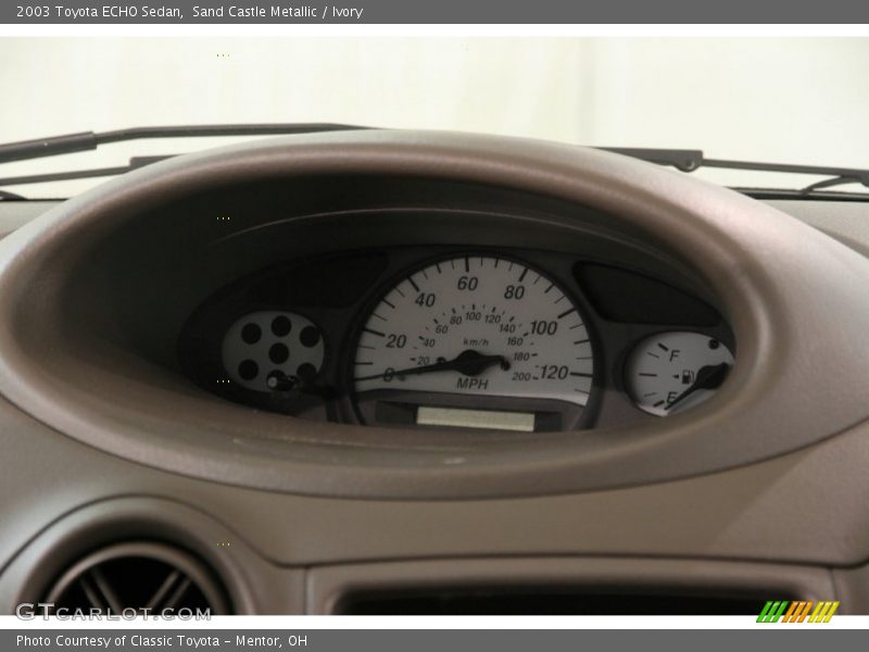 Sand Castle Metallic / Ivory 2003 Toyota ECHO Sedan