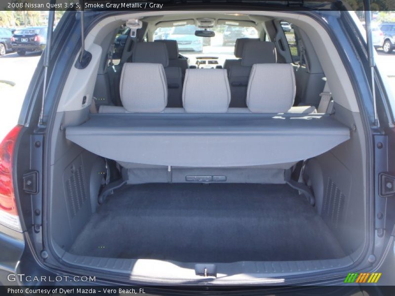 Smoke Gray Metallic / Gray 2008 Nissan Quest 3.5 S