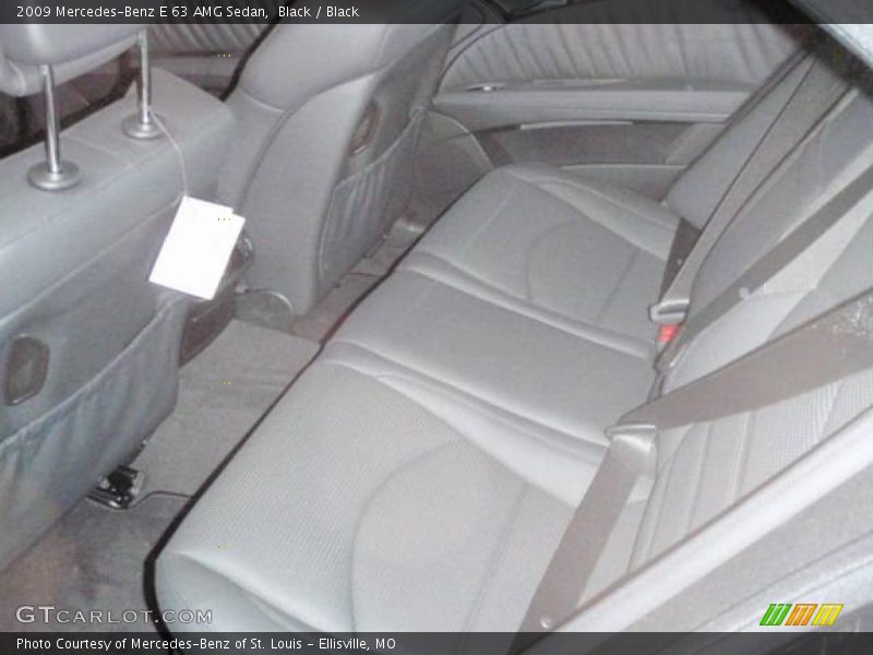 Black / Black 2009 Mercedes-Benz E 63 AMG Sedan