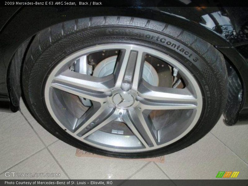 Black / Black 2009 Mercedes-Benz E 63 AMG Sedan