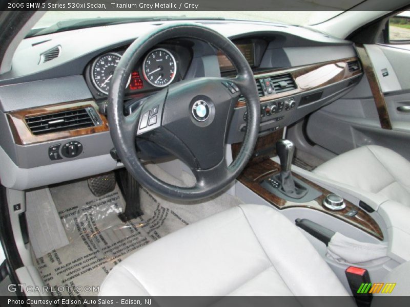 Titanium Grey Metallic / Grey 2006 BMW 5 Series 530xi Sedan