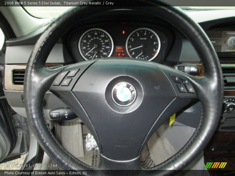 Titanium Grey Metallic / Grey 2006 BMW 5 Series 530xi Sedan