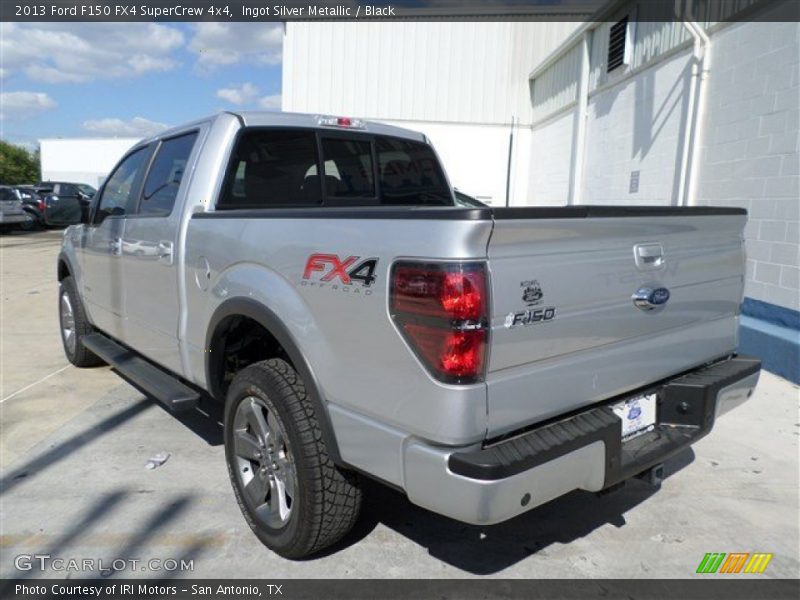 Ingot Silver Metallic / Black 2013 Ford F150 FX4 SuperCrew 4x4