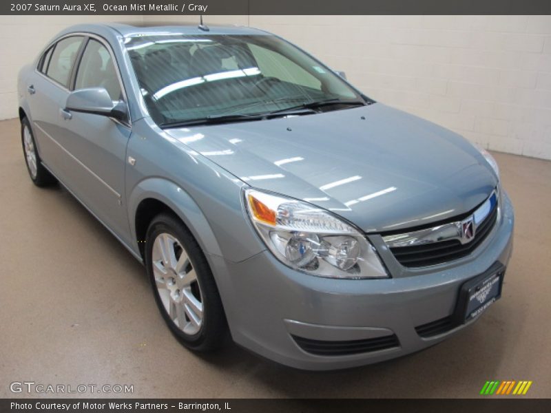 Ocean Mist Metallic / Gray 2007 Saturn Aura XE