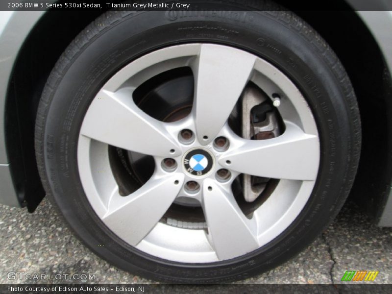 Titanium Grey Metallic / Grey 2006 BMW 5 Series 530xi Sedan