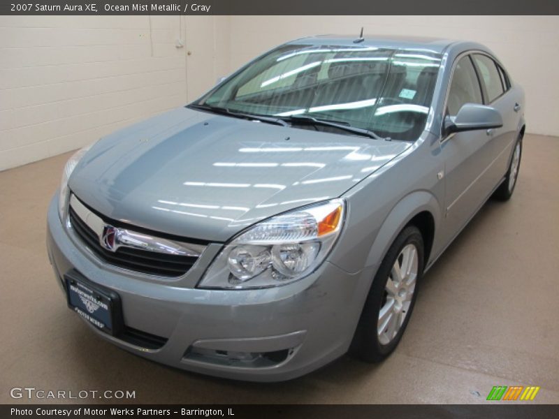 Ocean Mist Metallic / Gray 2007 Saturn Aura XE