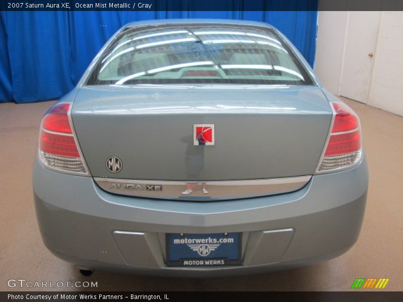 Ocean Mist Metallic / Gray 2007 Saturn Aura XE