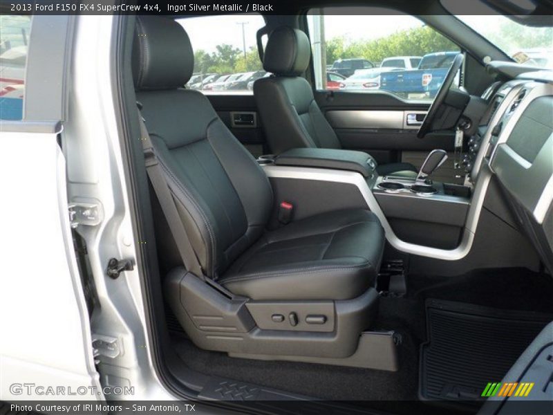 Ingot Silver Metallic / Black 2013 Ford F150 FX4 SuperCrew 4x4