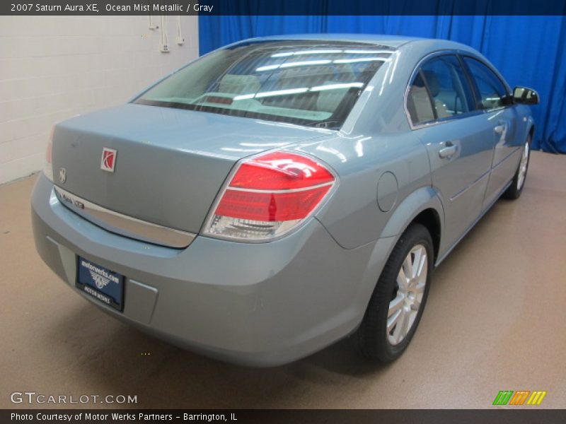 Ocean Mist Metallic / Gray 2007 Saturn Aura XE