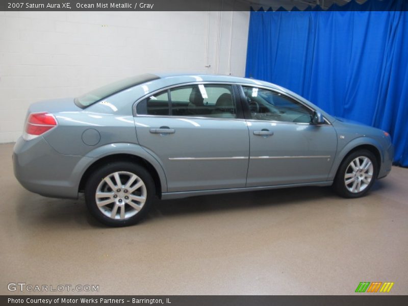 Ocean Mist Metallic / Gray 2007 Saturn Aura XE