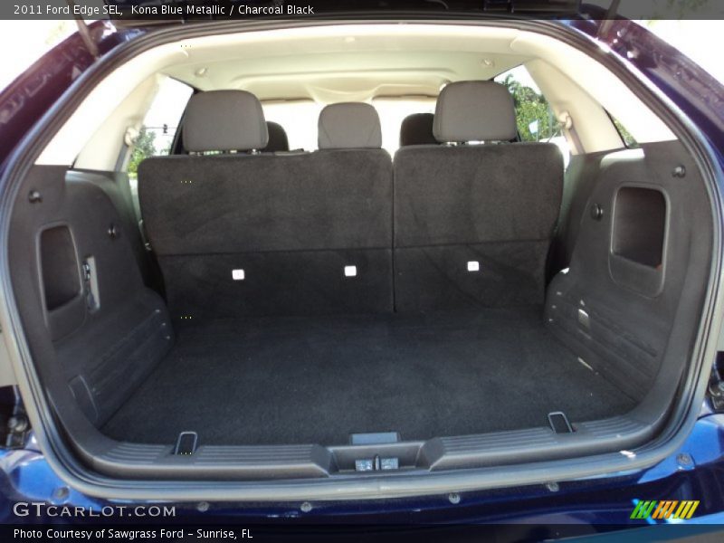 Kona Blue Metallic / Charcoal Black 2011 Ford Edge SEL