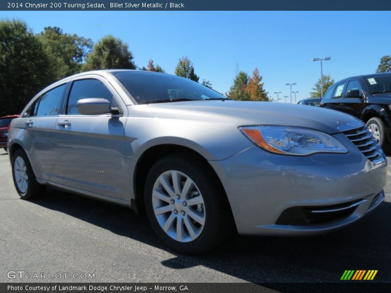 Billet Silver Metallic / Black 2014 Chrysler 200 Touring Sedan