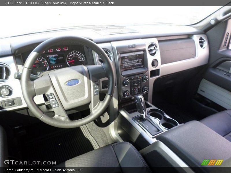 Ingot Silver Metallic / Black 2013 Ford F150 FX4 SuperCrew 4x4