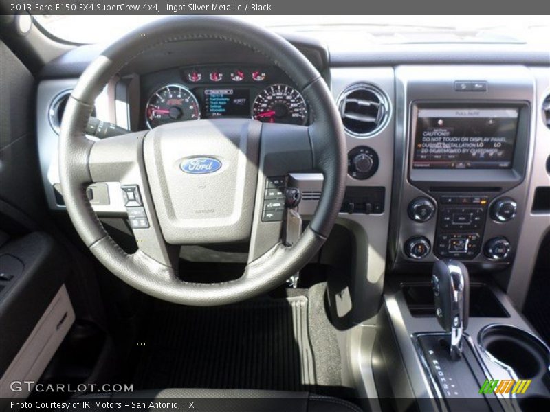 Ingot Silver Metallic / Black 2013 Ford F150 FX4 SuperCrew 4x4
