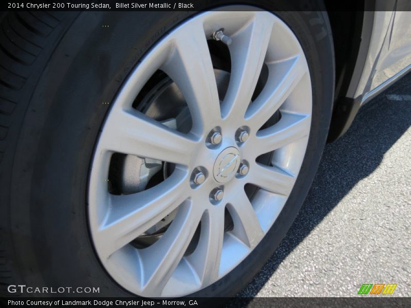 Billet Silver Metallic / Black 2014 Chrysler 200 Touring Sedan