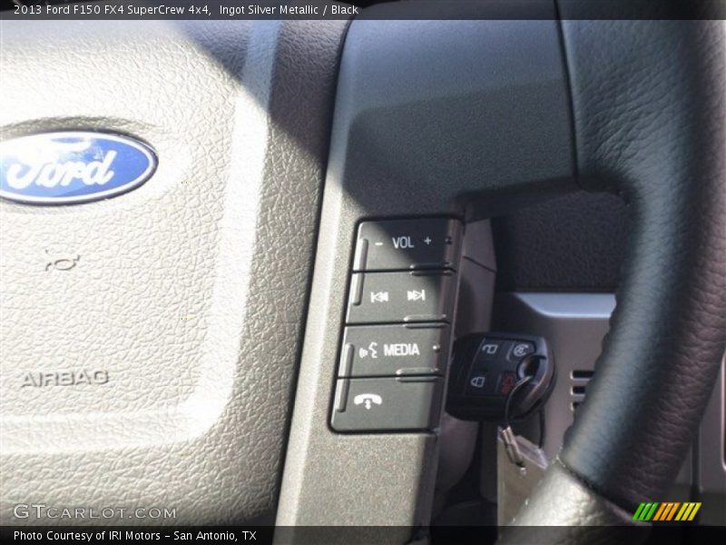 Ingot Silver Metallic / Black 2013 Ford F150 FX4 SuperCrew 4x4