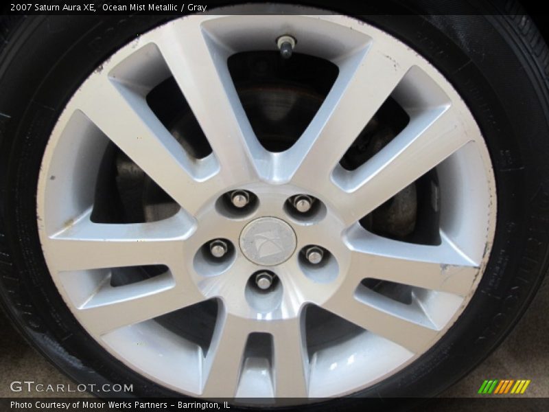 Ocean Mist Metallic / Gray 2007 Saturn Aura XE