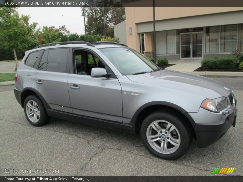 Silver Gray Metallic / Black 2005 BMW X3 3.0i