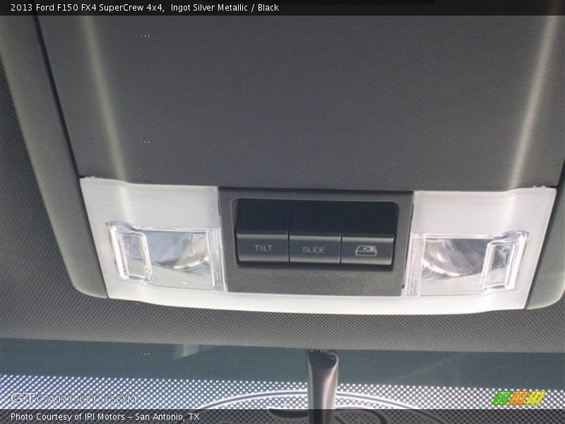 Ingot Silver Metallic / Black 2013 Ford F150 FX4 SuperCrew 4x4