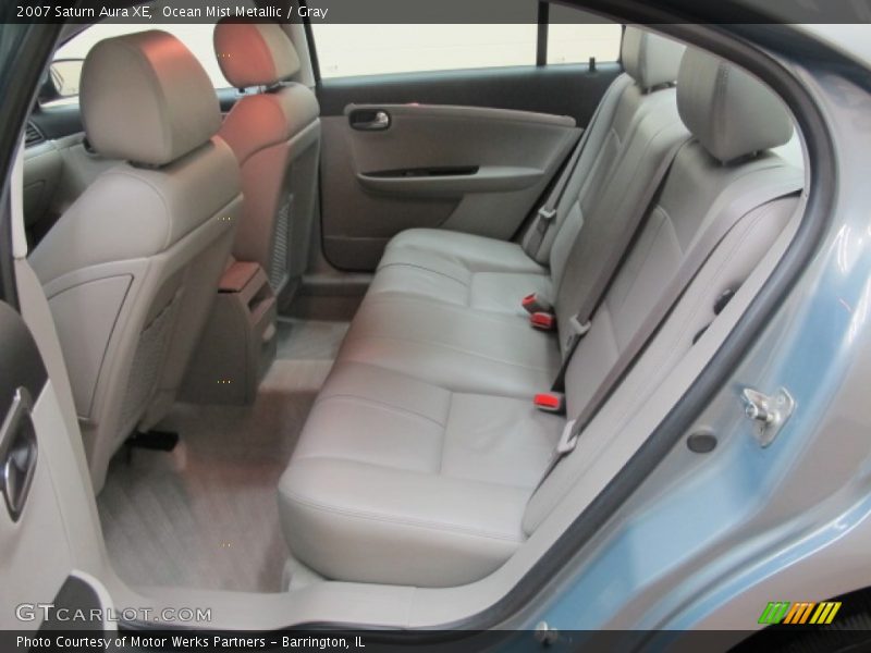 Ocean Mist Metallic / Gray 2007 Saturn Aura XE