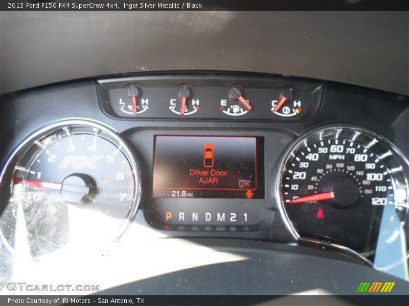 Ingot Silver Metallic / Black 2013 Ford F150 FX4 SuperCrew 4x4