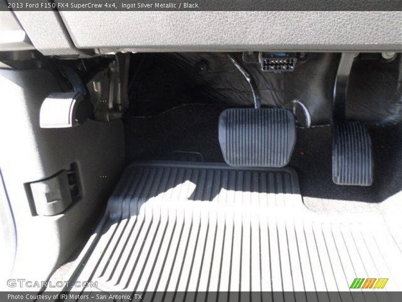 Ingot Silver Metallic / Black 2013 Ford F150 FX4 SuperCrew 4x4