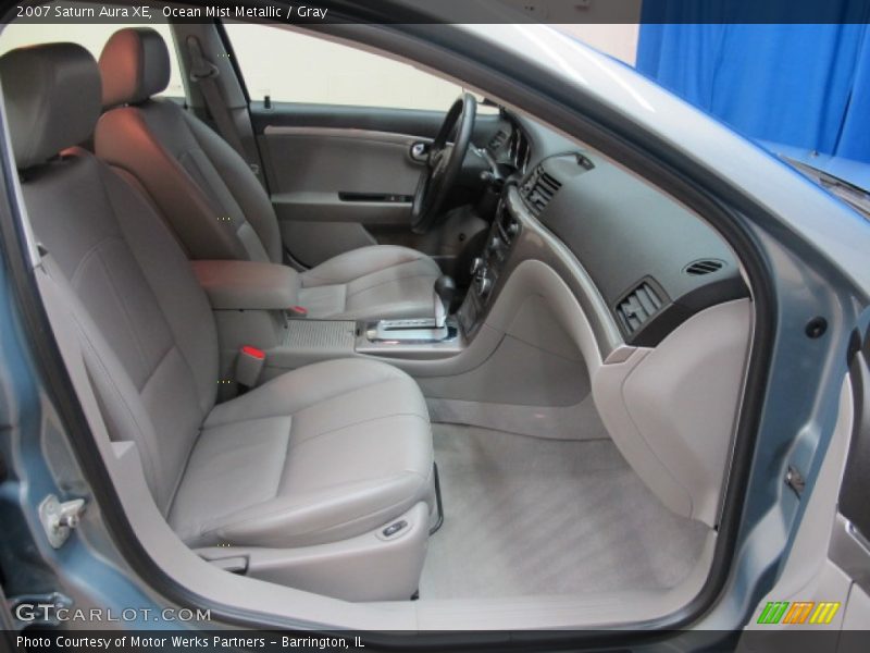 Ocean Mist Metallic / Gray 2007 Saturn Aura XE