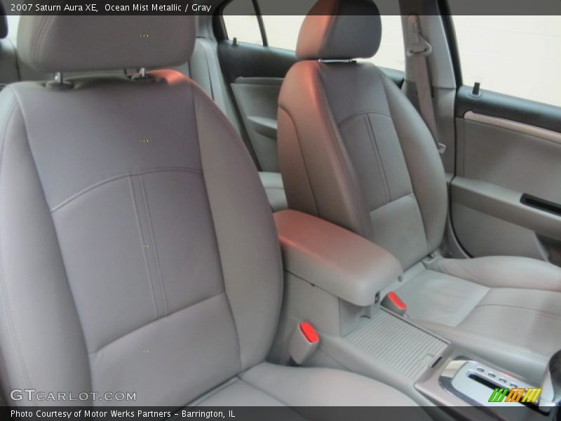 Ocean Mist Metallic / Gray 2007 Saturn Aura XE