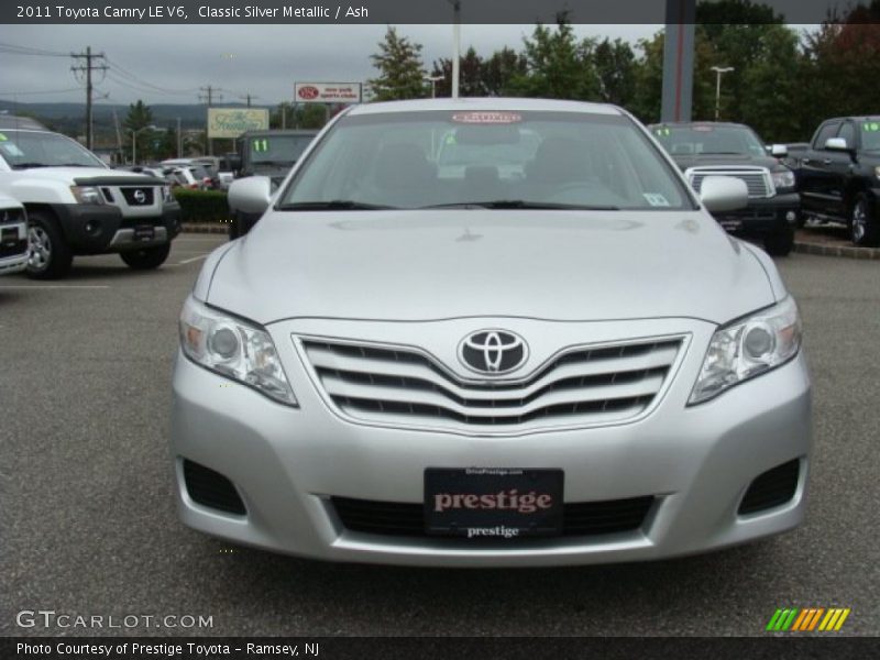 Classic Silver Metallic / Ash 2011 Toyota Camry LE V6
