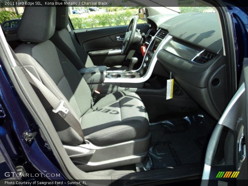Kona Blue Metallic / Charcoal Black 2011 Ford Edge SEL