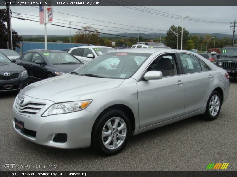 Classic Silver Metallic / Ash 2011 Toyota Camry LE V6