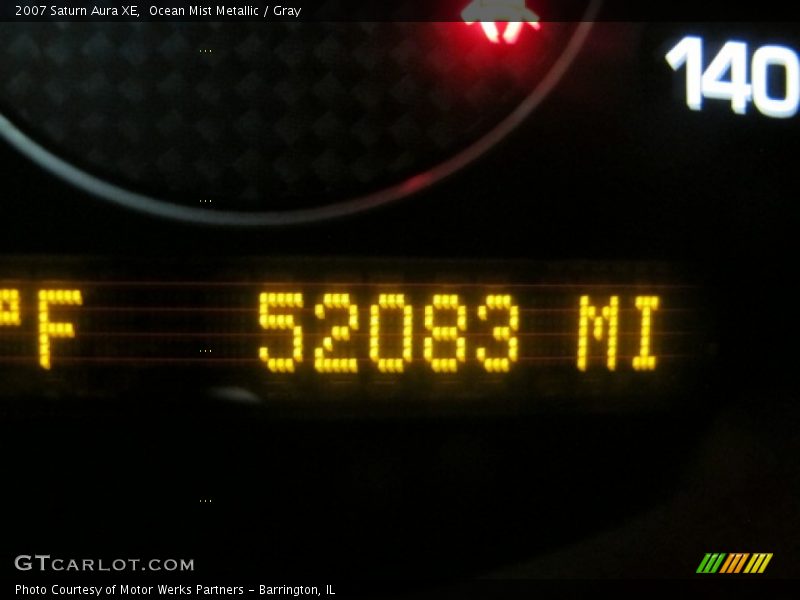 Ocean Mist Metallic / Gray 2007 Saturn Aura XE