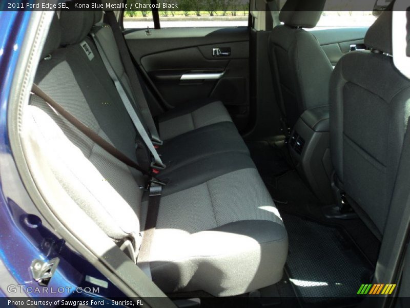 Kona Blue Metallic / Charcoal Black 2011 Ford Edge SEL