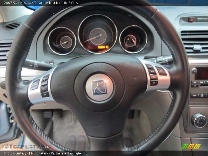 Ocean Mist Metallic / Gray 2007 Saturn Aura XE